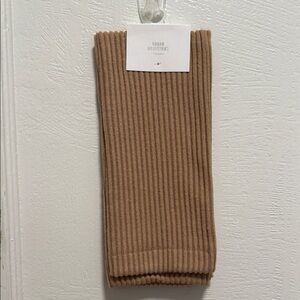 Urban Outfitters Ribbed Camel Scarf